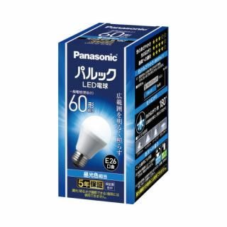 Ｐａｎａｓｏｎｉｃ　ＬＥＤ電球一般電球形　Ｅ２６　６０Ｗ形　広配光タイプ　昼光色　ＬＤＡ７ＤＧＫ６
