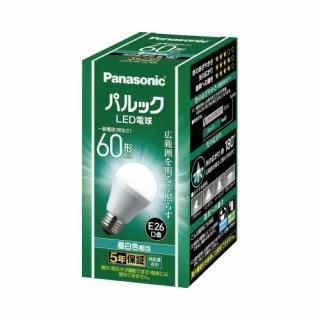 Ｐａｎａｓｏｎｉｃ　ＬＥＤ電球一般電球形　Ｅ２６　６０Ｗ形　広配光タイプ　昼白色　ＬＤＡ７ＮＧＫ６