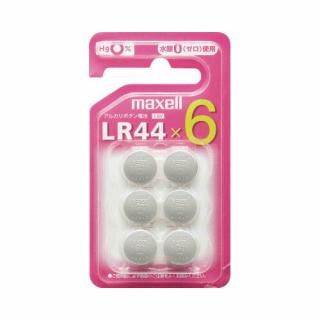 マクセル　マクセル　アルカリボタン電池　ＬＲ４４　６個入り　ＬＲ４４－６ＢＳ