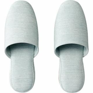 カウネット　拭くだけお手入れのビニールスリッパ　ブルー　４２６４－７８４３