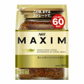 味の素ＡＧＦ MAXIMインスタントコーヒー袋120g入数：　1