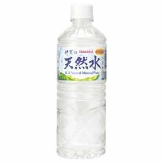 日本サンガリア 伊賀の天然水 600mL 24本入数：　1