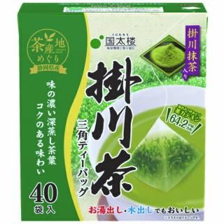 国太楼 抹茶入り掛川茶三角TB40P入数：　1