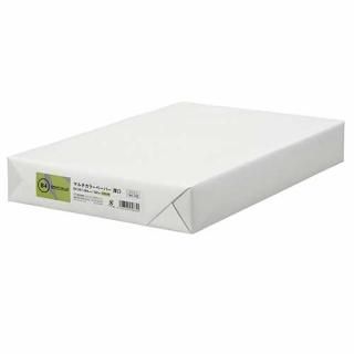 スマートバリュー カラーペーパー厚口B4 鶯 500枚 A272J-3入数：　1