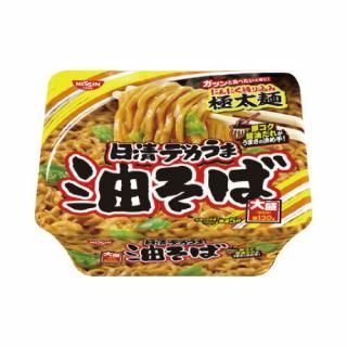 日清食品　＃日清デカうま　油そば　１２個入　２７１９５