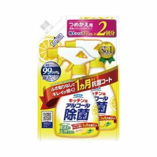フマキラー　キッチン用　アルコール除菌スプレー　詰替用　７２０ｍｌ　４４１７２７