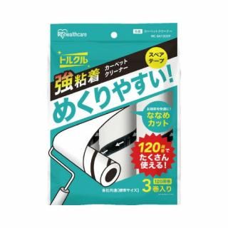 アイリスオーヤマ　粘着クリーナー　スペア　強粘着　（１２０巻）３Ｐ　ＮＣ－ＳＫ１２０３Ｐ