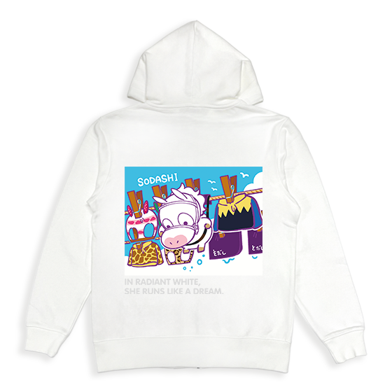 ソダシ/ジップパーカー【クリッ