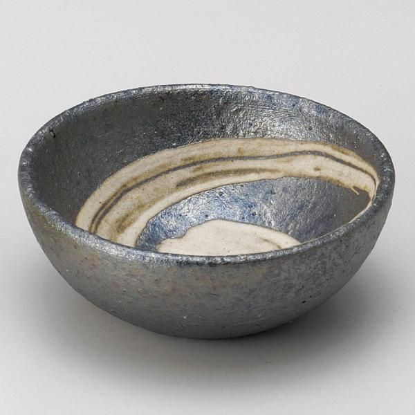 信楽焼 青織部釉 平鉢 3皿セット (22cm×6cm)