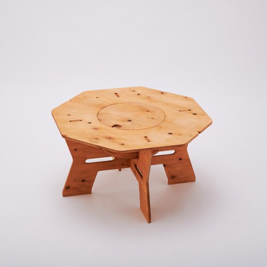 THE BARA +BARA七輪囲いテーブル Octagonテーブル - 【THE BARA＋BARA  STYLE(バラバラスタイル)】組み立て簡単・持ち運びらくらく、収納性抜群の”アウトドアブランド”バラ バラ スタイル