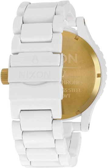 NIXON ニクソン 腕時計 42-20 A037-1035/A0371035 クロノグラフ　ホワイト＆ゴールド　メンズ＆レディス　並行輸入品 -  komewaka