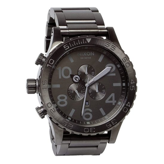 NIXON ニクソン 腕時計 51-30 A083-2090/A0832090 カレンダー&クロノグラフ ガンメタ 並行輸入品 - komewaka