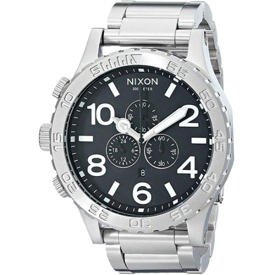 NIXON ニクソン 腕時計 51-30 A083-000/A083000 カレンダー&クロノグラフ ブラックダイヤル 並行輸入品 - komewaka