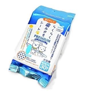 らくらく歯磨きシート プレミアム スーパーキャット 30枚入り