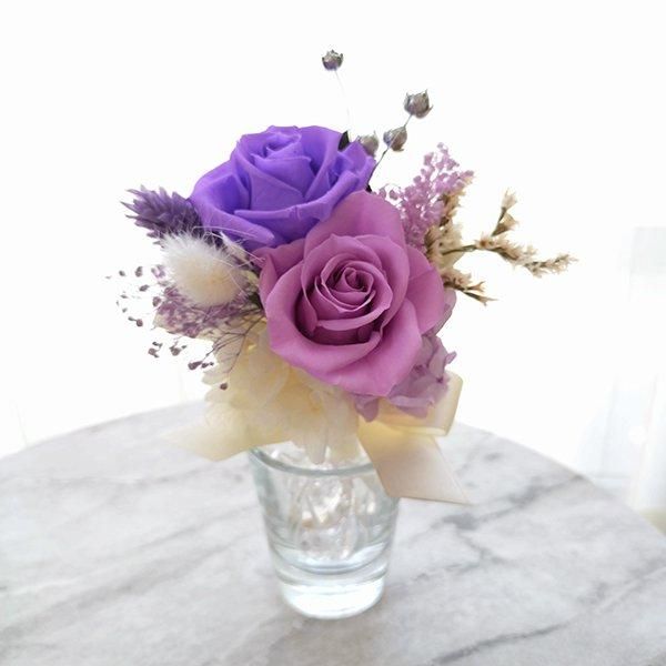 プリザーブドフラワー☆ブーケ 仏花 虹色ブーケ プリザーブドフラワー ほっこり プリザーブドフラワー