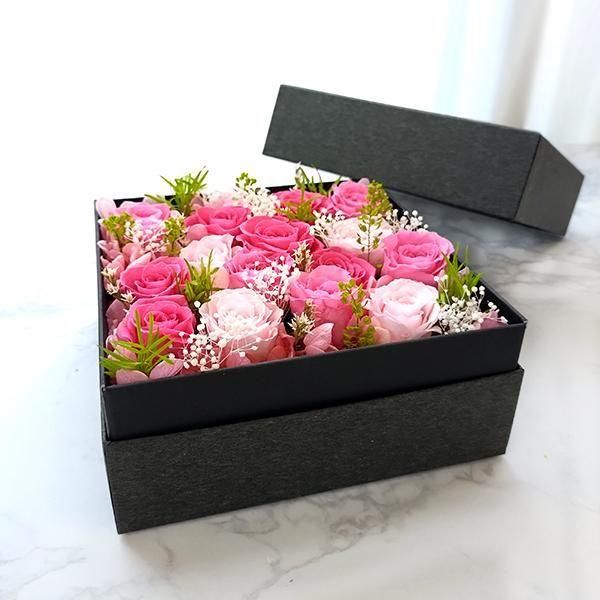 HA-yu!です。プリザーブドフラワー プリザーブドフラワーギフト・フラワーボックス【ジェイダイト