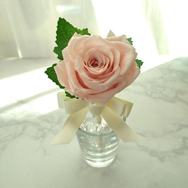 即日発送可能・完成品ブーケ】プリザーブドフラワーラウンドブーケ