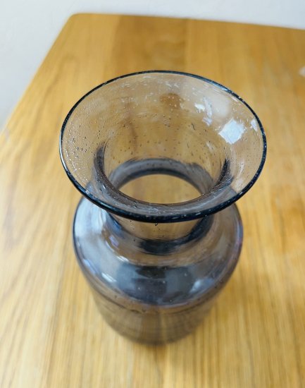 北欧アンティーク BODA エリックホグラン ガラスのベース - ガラス