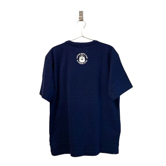 水森亜土 キャプテンサンタ コラボ Tシャツ ネイビー Lサイズ アパレル