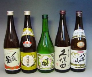 新潟地酒・銘酒 夢の本醸造 720ｍｌ ５本セット