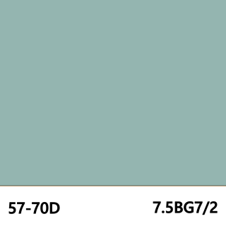 半艶 7.5ＢＧ7/2 ブルーグリーン　半艶（5分艶）　7.5BG7/2　57-70D　　