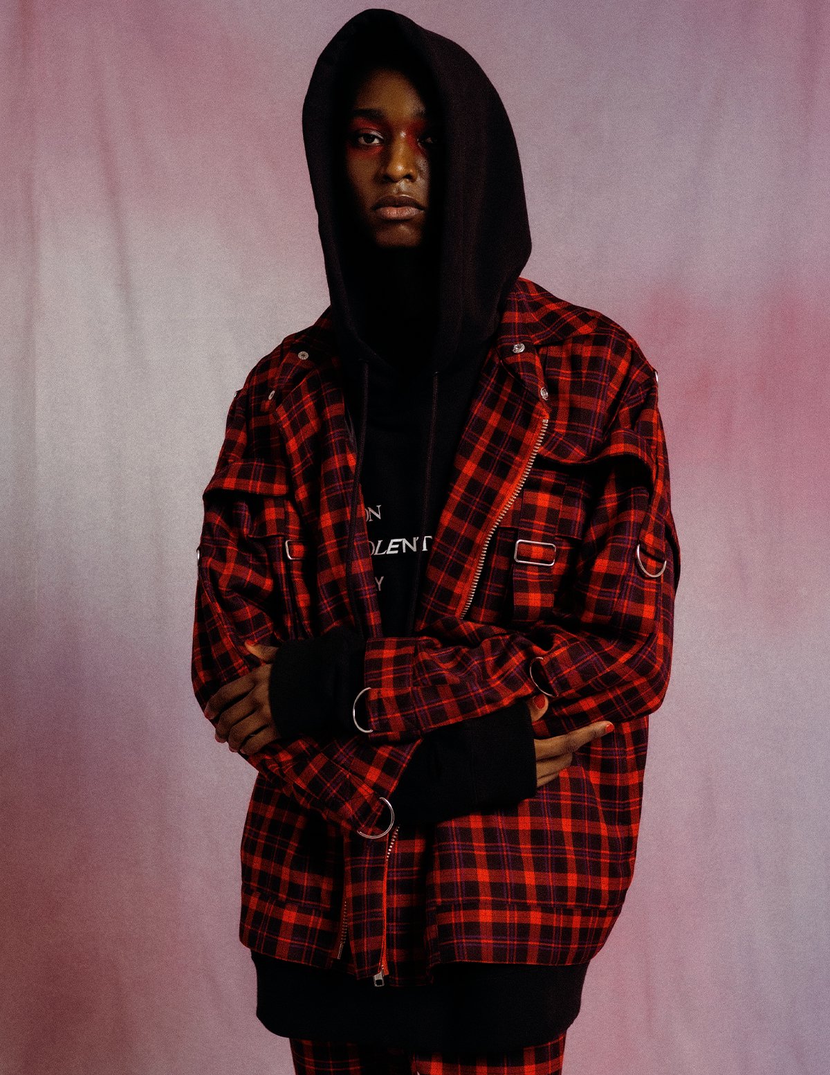 BONDAGE JACKET - RED - JUST NOISE ONLINE STORE