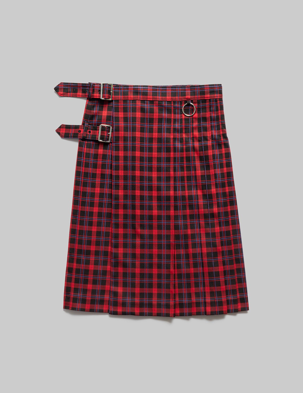 CHECKED SKIRT - RED