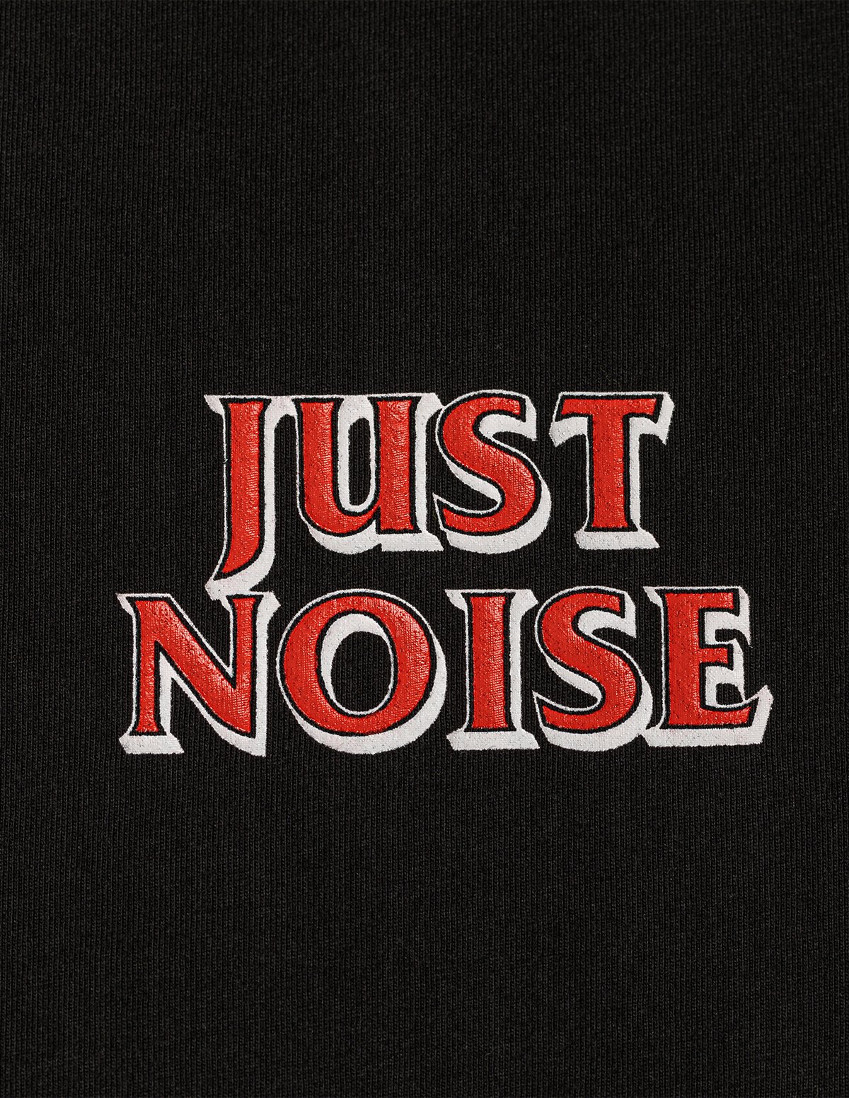 JUST NOISE WAS HERE TEE - BLACK