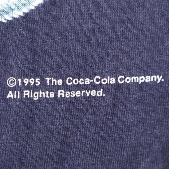 Coca-Cola ポーラーベア Tシャツ ネイビー シロクマ Sサイズ 90S USA製 ヴィンテージ コカコーラ ポーラーベア Tシャツ Coca