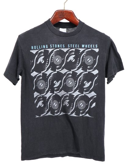 古着 80’s USA製 SPRING FORD ROLLING STONES ローリングストーンズ スティール・ホイールズ 1989年 北米ツアー  Tシャツ / メンズL - DAIGO'S ONLINE SHOP