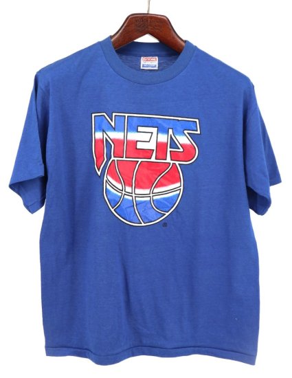 古着 80’s USA製 NATIONAL Brooklyn Nets ブルックリン・ネッツ NBA バスケ ラシックロゴ Tシャツ / メンズL -  DAIGO'S ONLINE SHOP