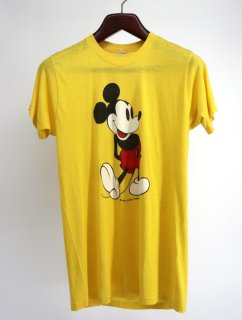  80's DISNEY ǥˡ MICKEY MOUSE ߥåޥ ñ ץ µ󥰥륹ƥå ԥ / XL