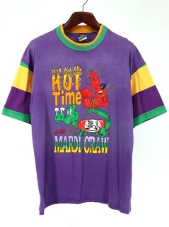  90's USA HOT TIME Cajun Sauce MARDI CRAW ֥  T / XL