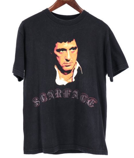 古着 SCARFACE by DRAGONFLY スカーフェイス AL PACINO アル・パチーノ Ｔシャツ / メンズＭ - DAIGO'S  ONLINE SHOP