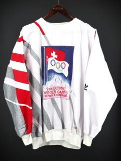  80's ADIDAS ǥ 2nd OLYMPIC WINTER GAME St. Moritz 롼ͥå åȥ󥸥㥱å / 󥺣