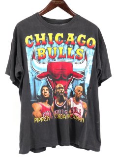  90s BULLS ֥륺 NBA 1996 WORLD CHAMPIONS JORDAN PIPPEN RODMAN ӥåץ T / L