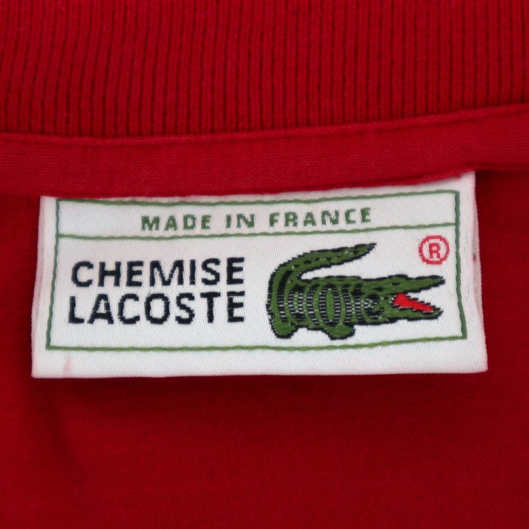 古着 70's フランス製 CHEMISE LACOSTE ラコステ 文字ワニ ビンテージ ポロシャツ / 4(メンズS~M相当) - DAIGO'S  ONLINE SHOP