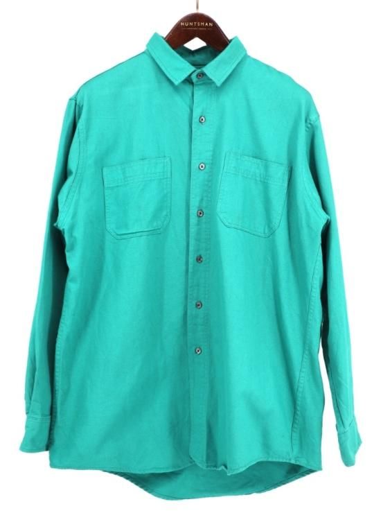 古着 90's USA製 LANDS'END ランズエンド 旧タグ コットン 長袖