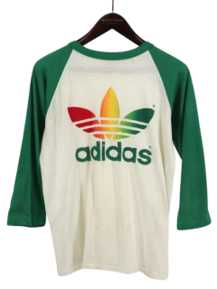  80's USA adidas ǥ ӥơ ȥե ʬ 饰 ĹµT / M