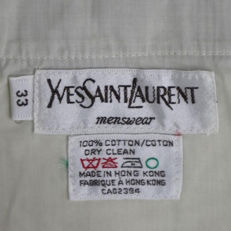 古着 80's YVES SAINT LAURENT スラックス チェック柄 YSL イブ