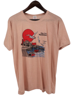  80~90s LE TEE SHIRT ѥ Cape Cod Massachusetts ą̊ ڻ 󥬡T / L