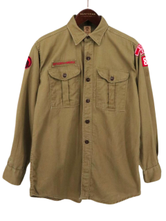  60s USA BSA BOY SCOUTS OF AMERICA OFFICIAL SANFORIZED ܡ ꥫ ӥơ åڥ / M