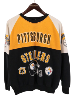  80s USA OFFICIALLY LICENSED PRODUCT by GARAN, Inc ӥơ PITTSBURGH STEELERS 饰 å / L