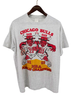  90s USA Murina CHICAGO BULLS ֥륺 ӥå NBA WORLD CHAMPIONS JORDAN T / XXL