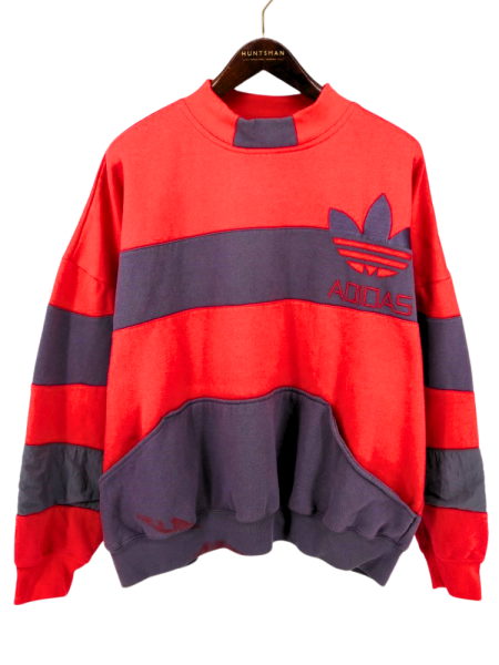  80s adidas ǥ ӥơ 䥿 ȥե ʸ ġȥ ڤؤ ϥɥݥå åͥå åȥ / XL