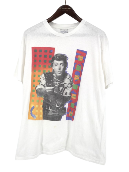  80~90s USA BROCKUM COLLECTION PAUL MCCARTNEY ݡ롦ޥåȥˡ 1990 WORLD TOUR Beatles T / XL