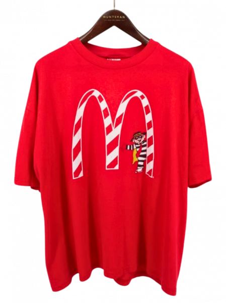  90s USA Hanes إ McDonald's ޥɥʥ ޥå the Hamburglar ϥС顼 饯  T / XL