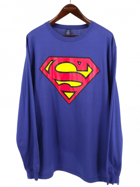  90s LANDS' END 󥺥 OLD SUPERMAN ѡޥ DC ߥå ˥ 饯 ץ ĹµT / XL