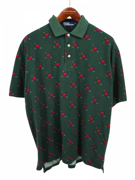  90s USA POLO by RALPH LAUREN ݥ ե GOLF    å Ⱦµ ݥ / L