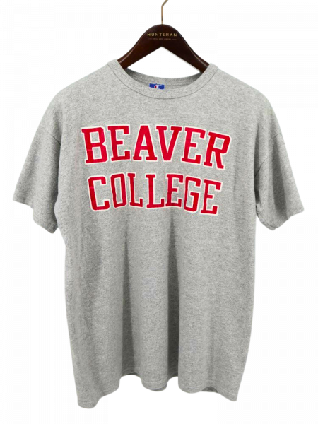  90s USA Champion ԥ ĥ OLD  µ ݥ졼 BEAVER COLLEGE ǥ å T / XL